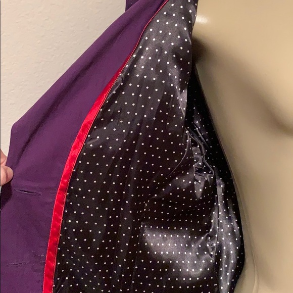 Polka dot button down coat💋 - Picture 6 of 8